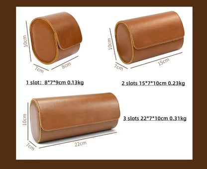 Leather Watch Roll